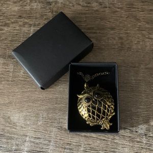 Owl Necklace 20 inch